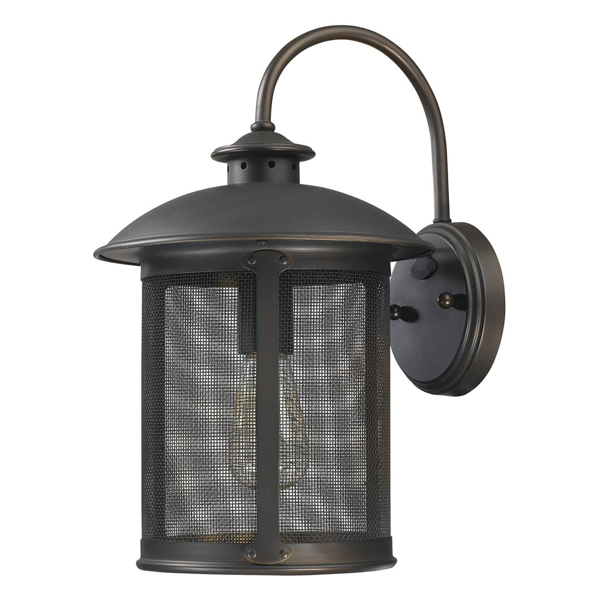 1 Light Old Bronze Outdoor Wall Lantern X348496