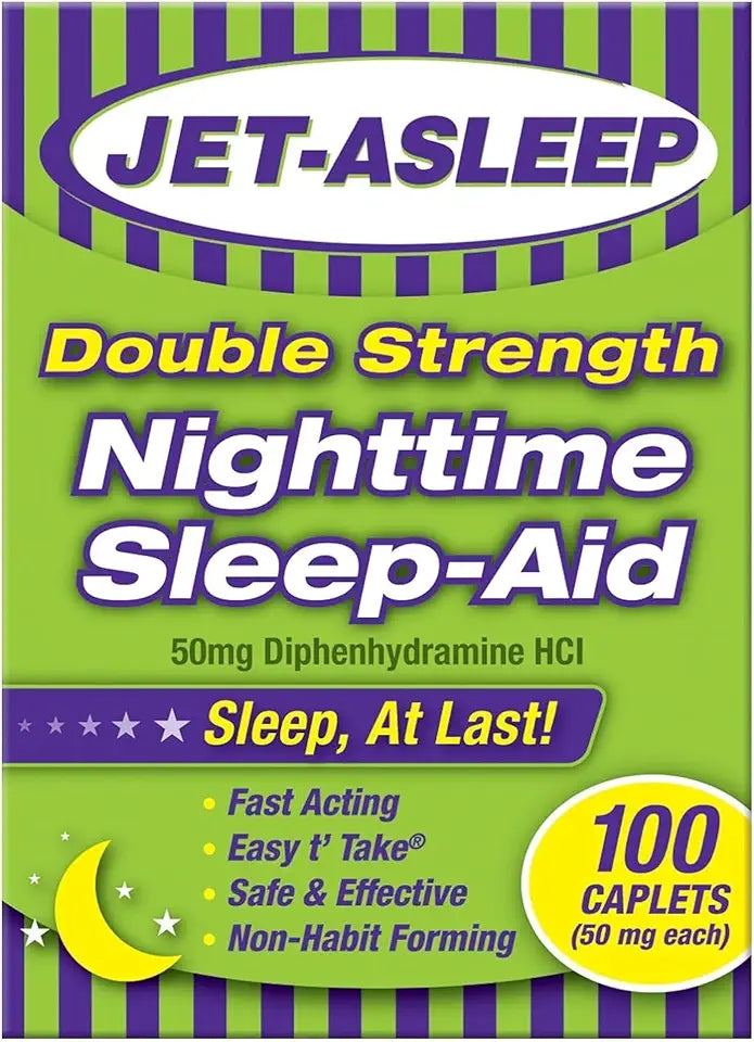 Double Strength Nighttime Sleep Aid 100 Caplets O387