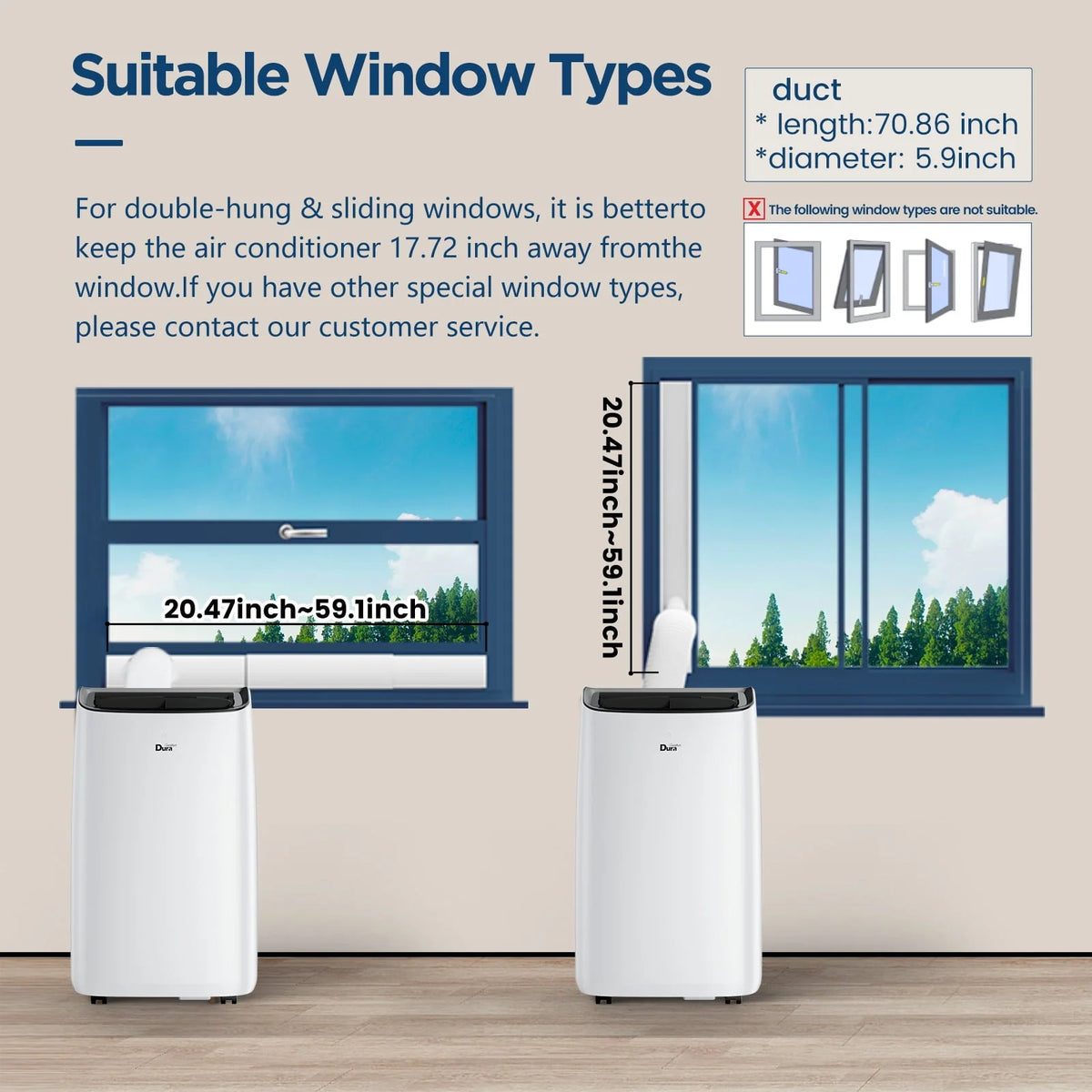 10200 BTU Portable Air Conditioner with Dehumidifier and Fan U145557