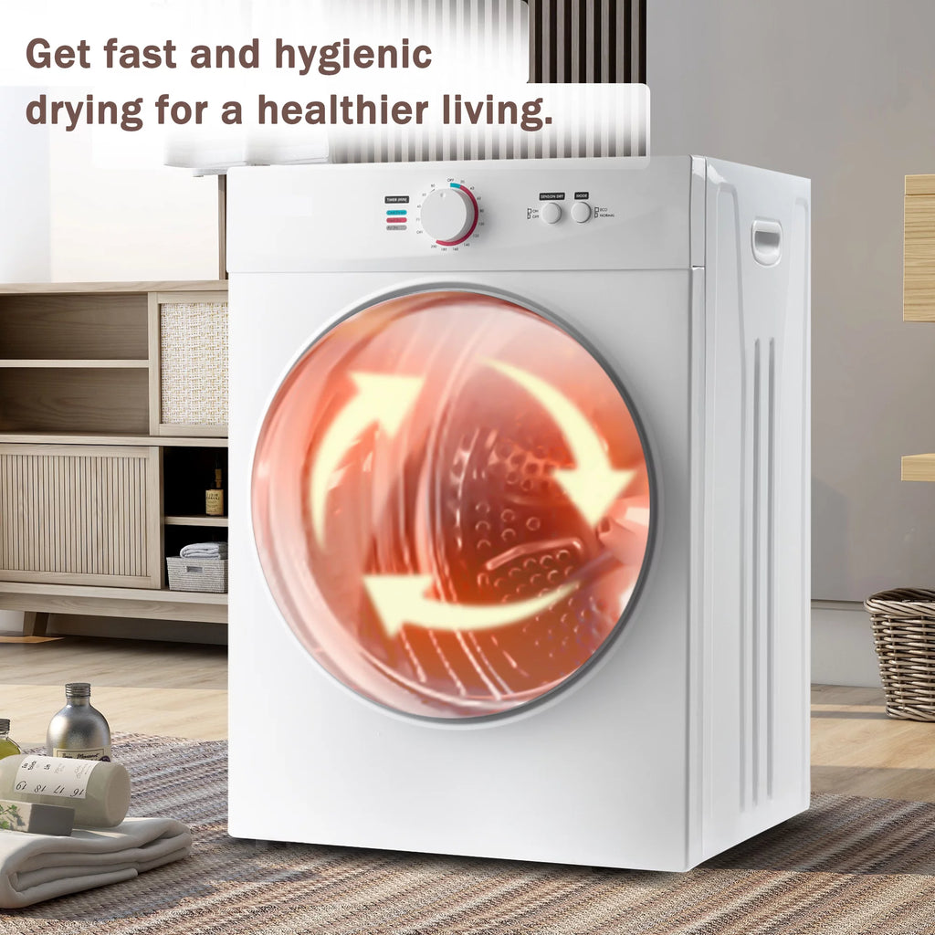 Portable Stainless Steel Laundry Dryer with 5 Modes S7291