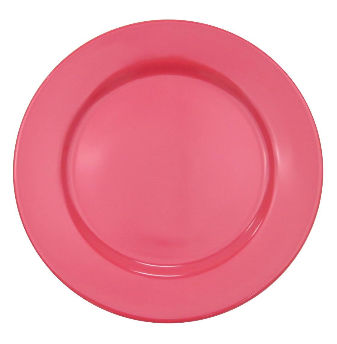 9-Inch Red Stoneware Plate, Box of 24 P2844