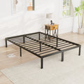 Full Size Heavy Duty Platform Bed Frame with Underbed Storage U36932