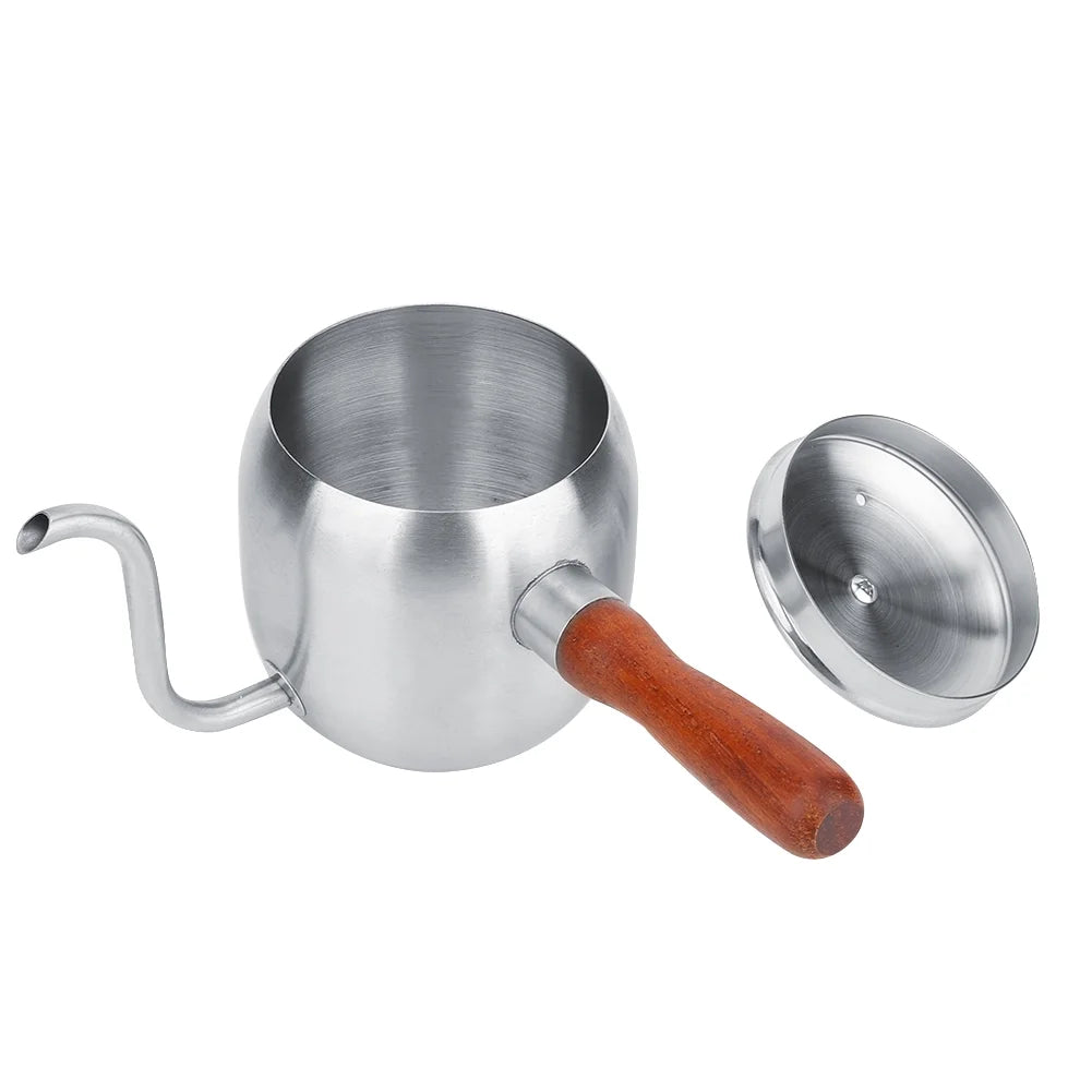 500ml Stainless Steel Coffee Drip Kettle Teapot Long Spout P395119