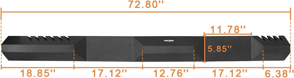 Side Step Running Board Rock Slider for Jeep Wrangler JL Unlimited 4-Door B698767