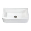 36 In. Farmhouse Single Bowl Kitchen Sink, Matte White W110395