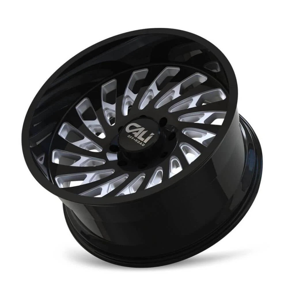 Black Milled 20x10 8x180 Wheel F4059