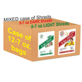 Mixed Light & Dark Vege Shreds 12 - 7 oz. bags H447