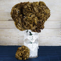 18" Chocolate Artificial Carnation Flowers N14409