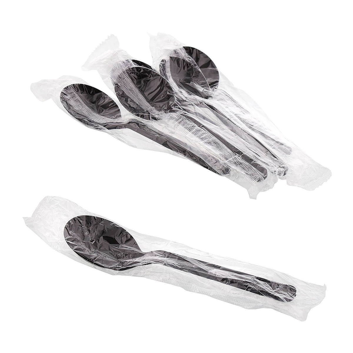 Black Polypropylene Soup Spoons, Case of 1000 U77896