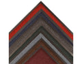 Brown Indoor Carpeted Entry Mat, 4 x 8 ft, Vinyl Backing F41997
