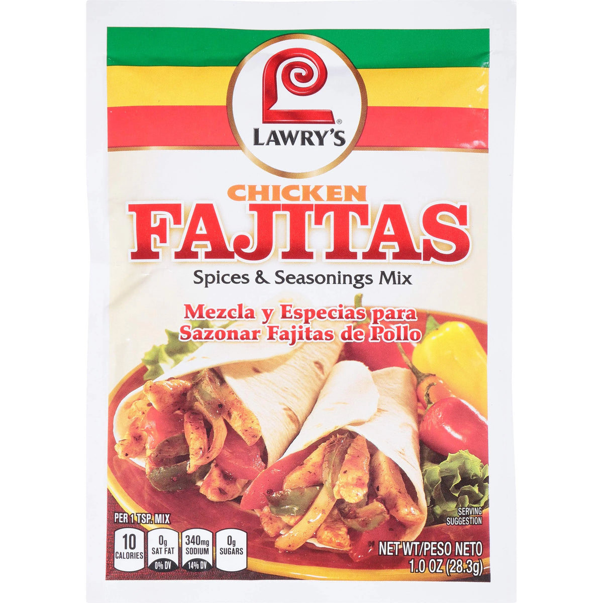 Fajita Chicken Mix, 1-Ounce (Pack Of 12) Z13802