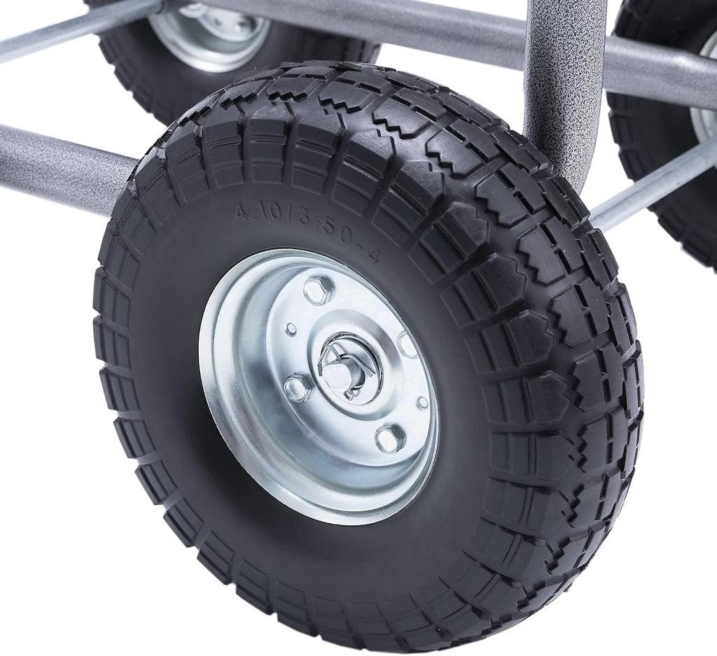 Heavy Duty Hose Reel Cart with 4 Wheels, 250-Feet Capacity P944920