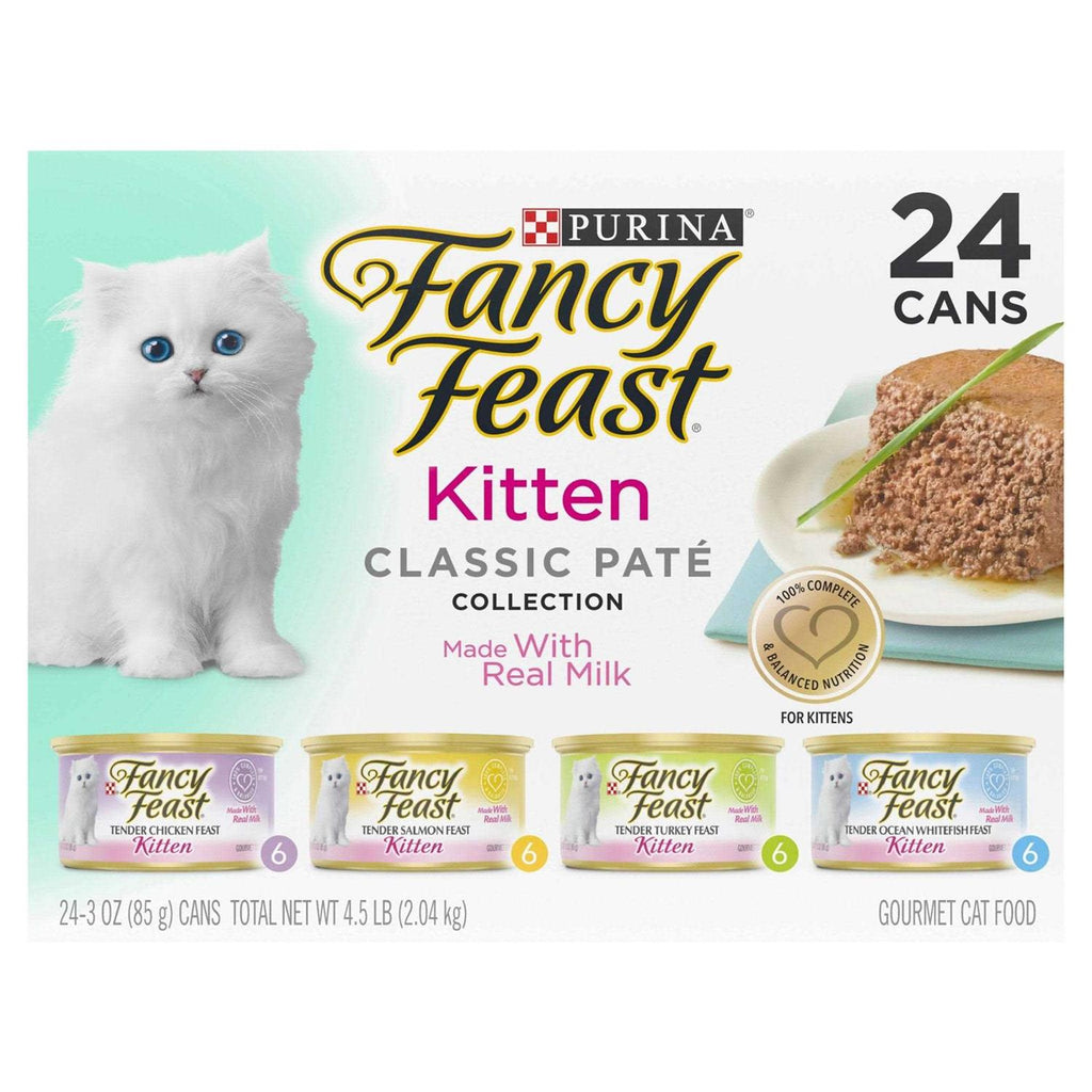 Grain Free Pate Wet Kitten Food Variety Pack F4331