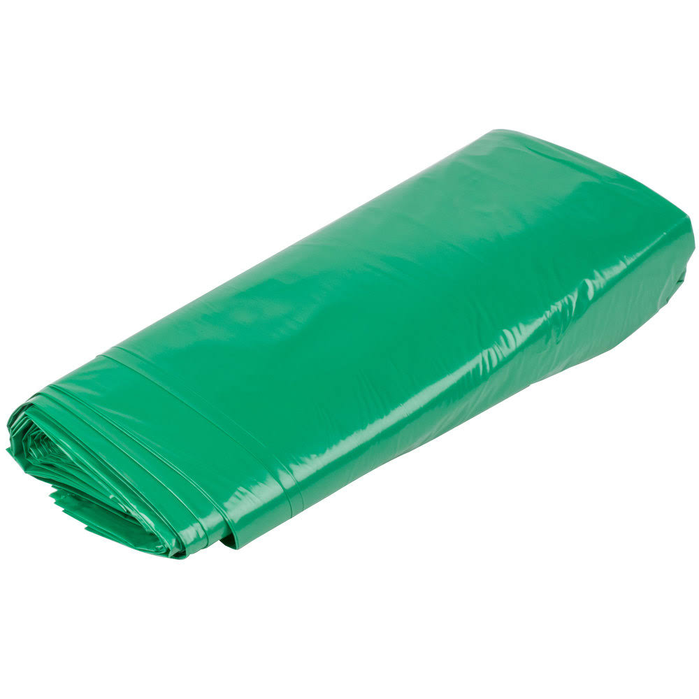 55 Gallon 1.25 Mil 38 inch x 58 inch Low Density Trash Can Liner - 100/Case Y157