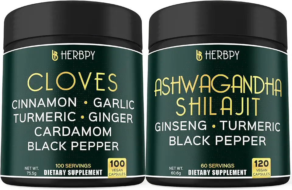 7in1 Cloves and 5in1 Ashwagandha Shilajit Supplement L758856