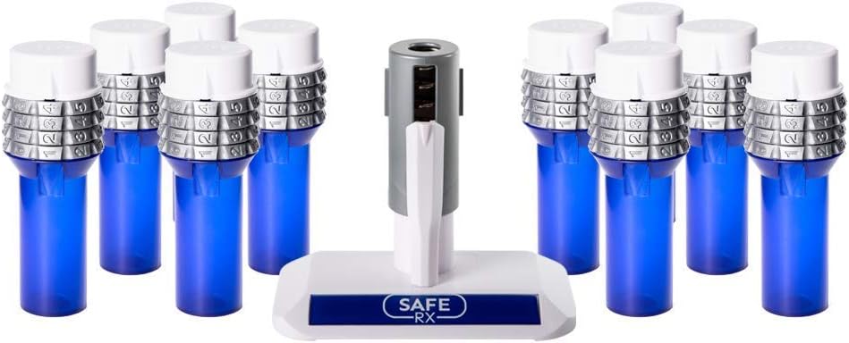 Locking Pill Bottle 10 Pack C731