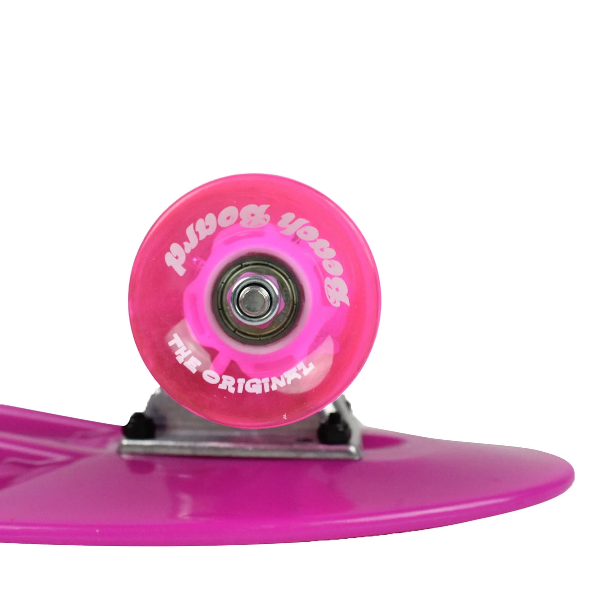 Glow Pink Plastic Cruiser Skateboard E973299