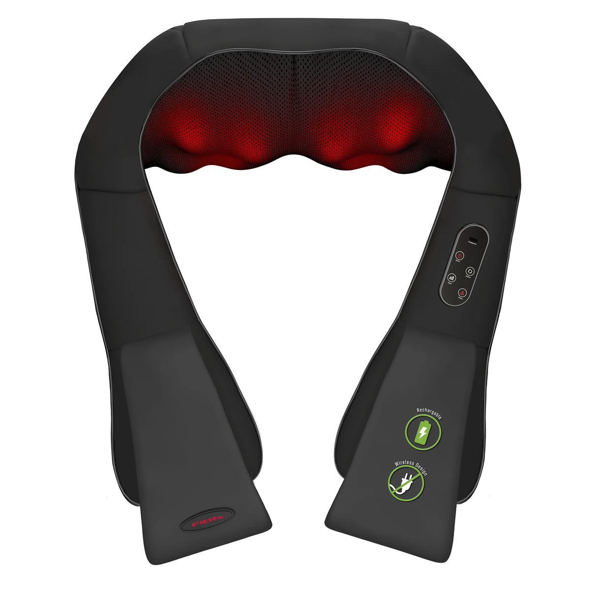 Cordless 3D Shiatsu Neck and Back Massager with Heat W806