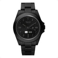 Black Hybrid Smartwatch Fitness Tracker with Black Acrylic Strap P41226