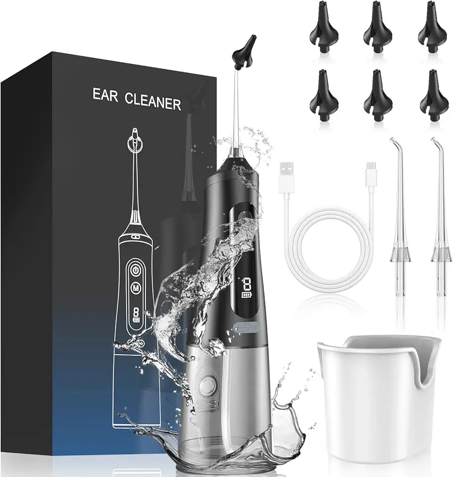 Electric Ear Wax Removal with 9 Pressure Modes D61301
