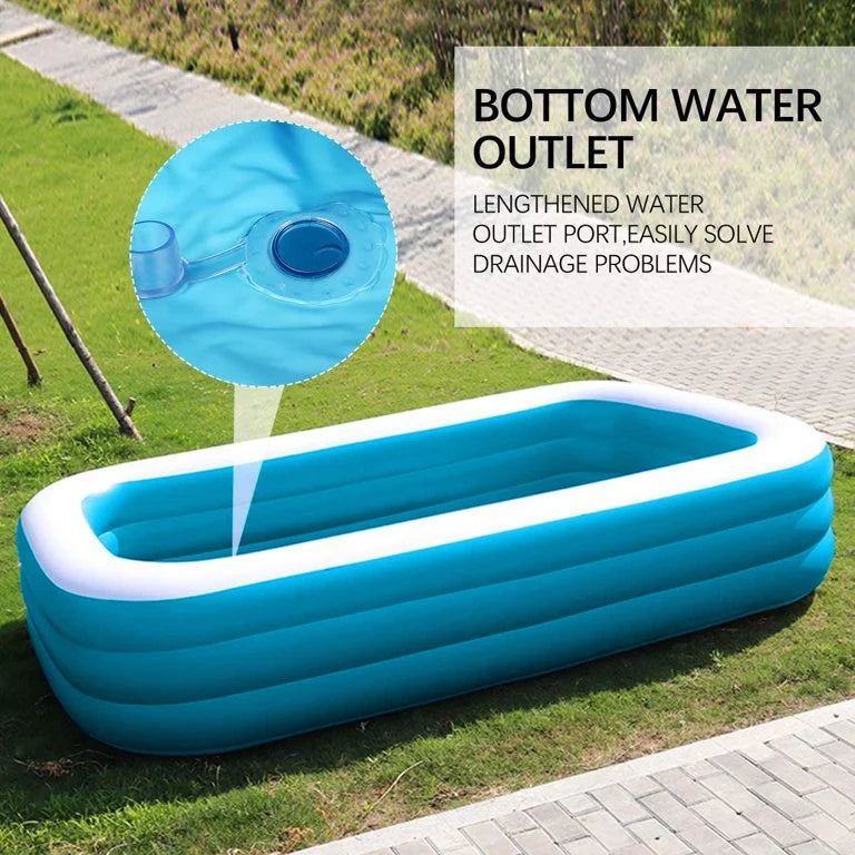Inflatable Swimming Pool, 120" X 72" X 23" K672172