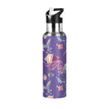 20 OZ Stainless Steel Vacuum Insulated Water Bottle with Straw Lid P54930