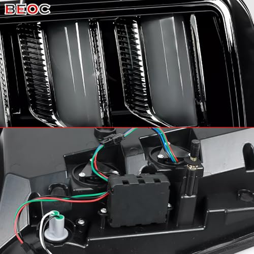Black Smoked LED Tail Lights X208743