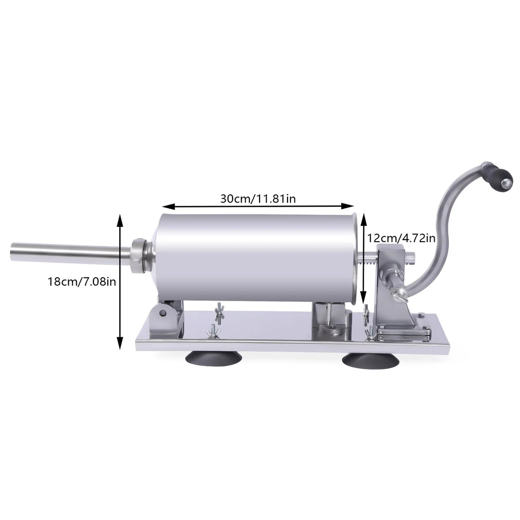 Manual Stainless Steel Horizontal Sausage Maker 4L V61026