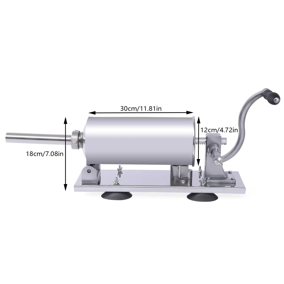 Manual Stainless Steel Horizontal Sausage Maker 4L V61026