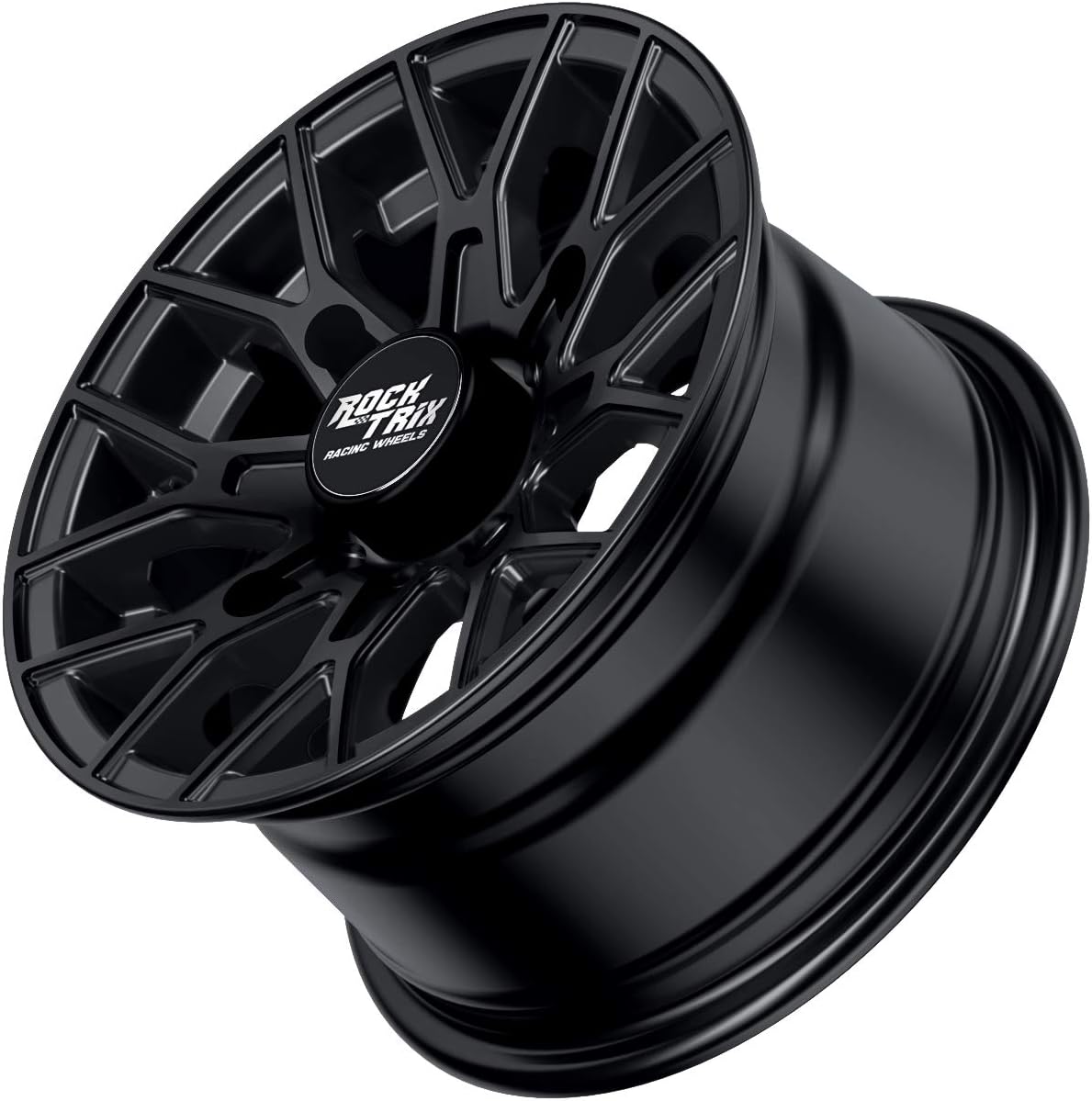14x7 Matte Black ATV Wheels Rims Set of 4 R188667