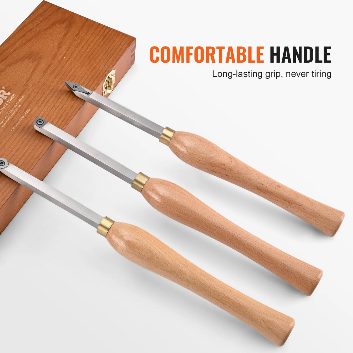 Carbide Steel Wood Turning Chisel Set 3PCS C931