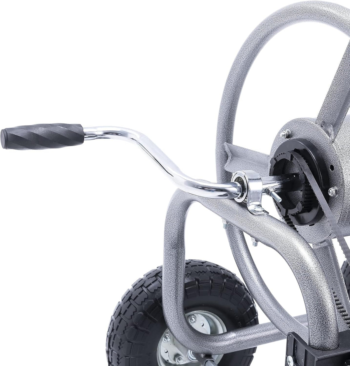 Heavy Duty Hose Reel Cart with 4 Wheels, 250-Feet Capacity P944920