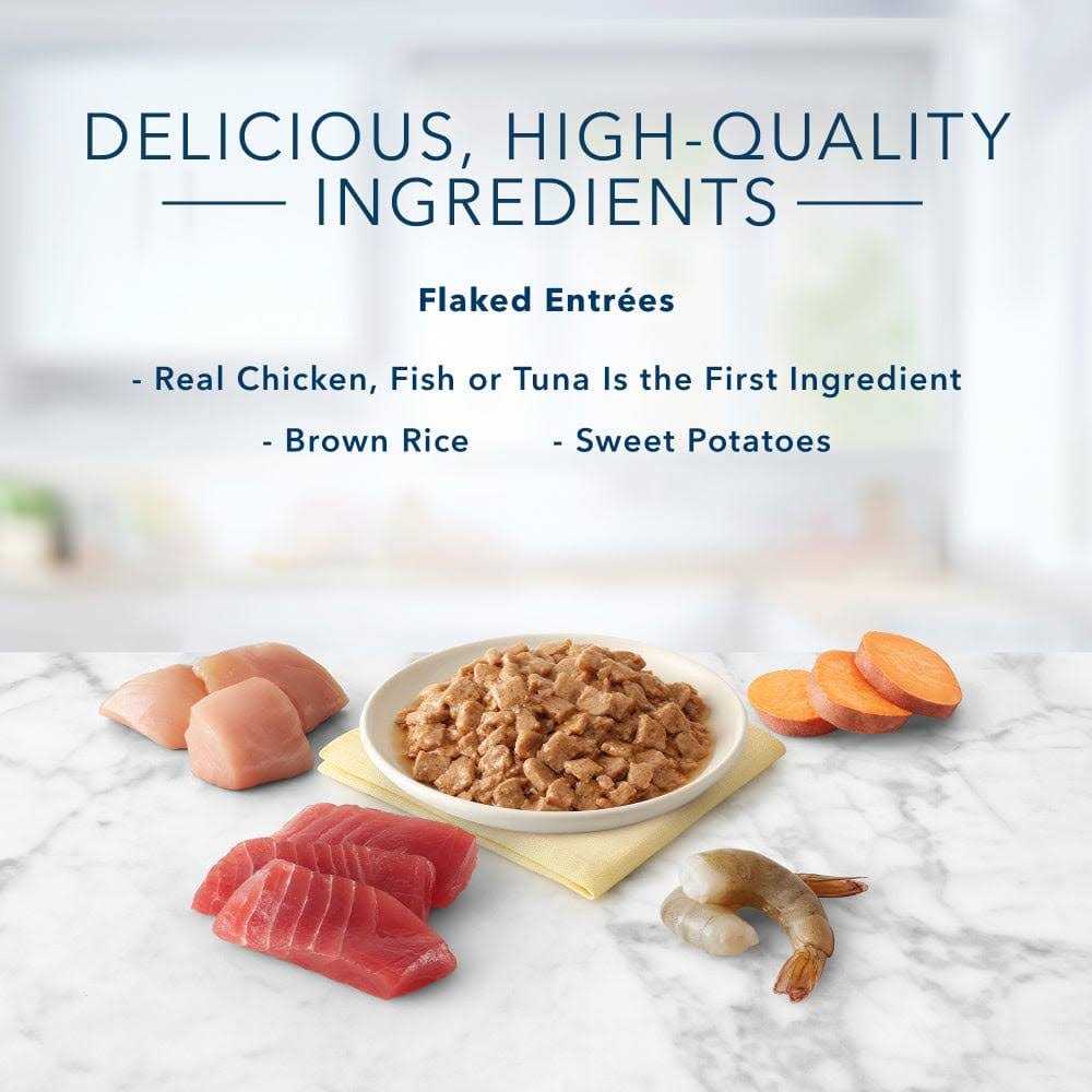 Tuna Chicken Fish Shrimp Flaked Wet Cat Food I512