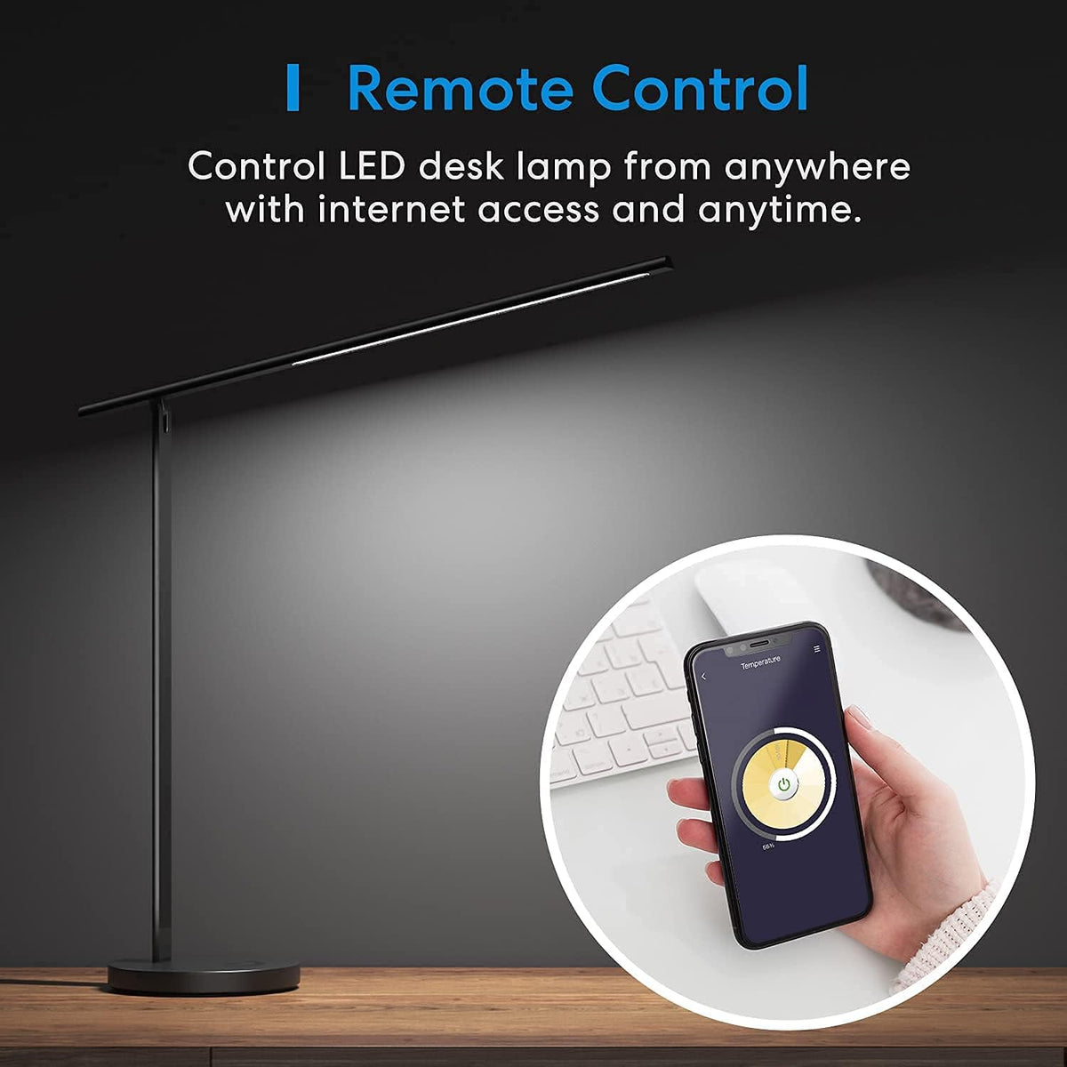 Smart LED Desk Lamp with Remote Control E564
