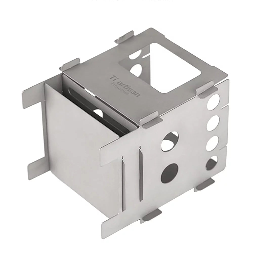 Portable Foldable Titanium Wood Burning Stove U5244