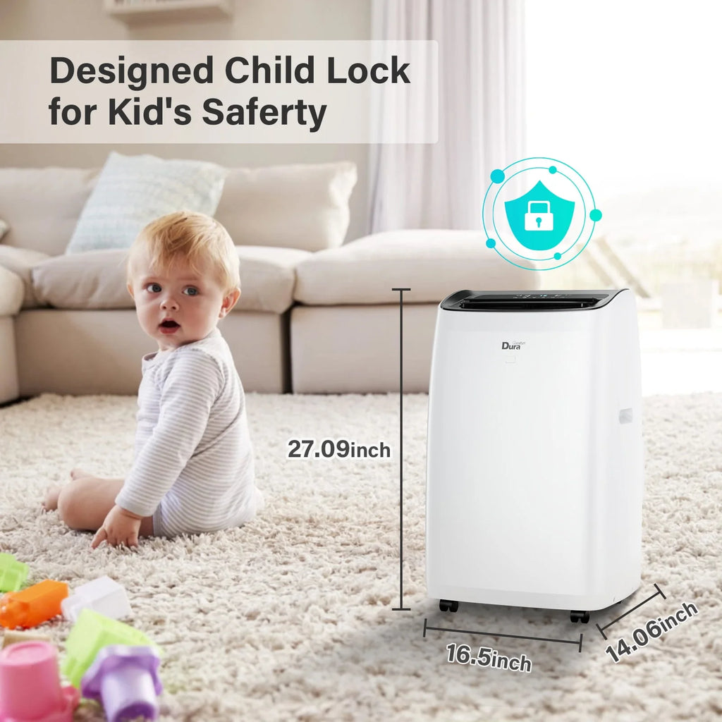 10200 BTU Portable Air Conditioner with Dehumidifier and Fan U145557