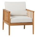 Solid Wood Spindle Lounge Chair O2917