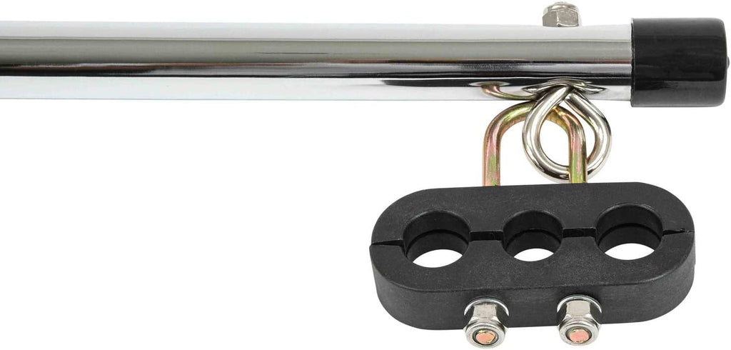 40" Chrome Flex Stick Pack of 2 U257