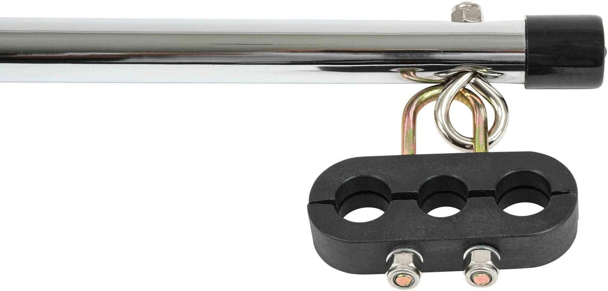 40" Chrome Flex Stick Pack of 2 U257