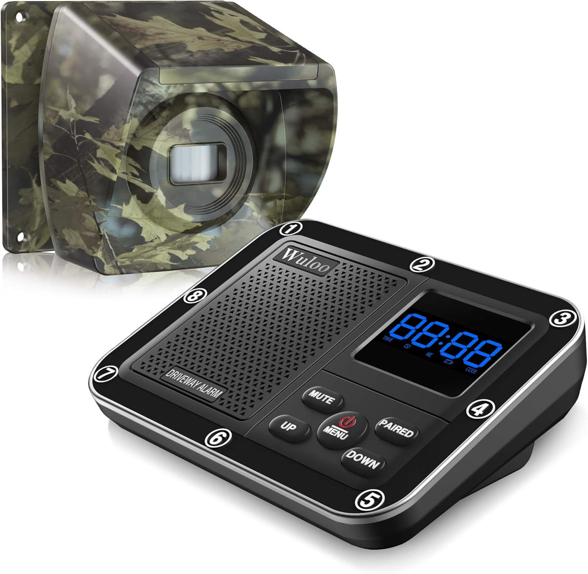 1800 Ft Wireless Outdoor Motion Sensor Driveway Alarm System F21458