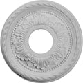 12 1/8x22OD x 3 1/2x22ID x 1x22P Hand-Painted Pearl White Ceiling Medallion K775756