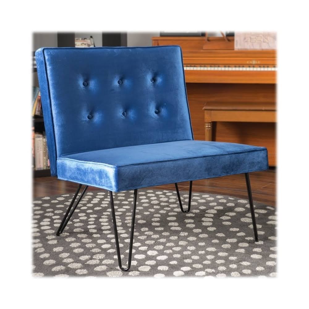 Navy Blue Armless Chair G623