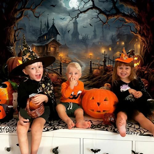 10x8ft Vinyl Halloween Backdrop M581