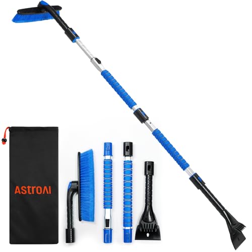 47.2" Ice Scraper with Extendable Snow Brush and Foam Grip Z807311