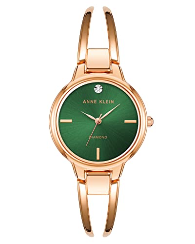 Genuine Diamond Dial Bangle Watch E44295