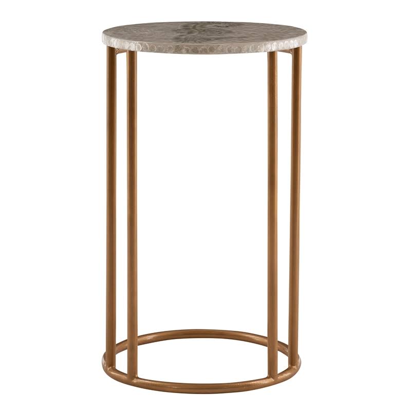Gold Metal Accent C Table M814025