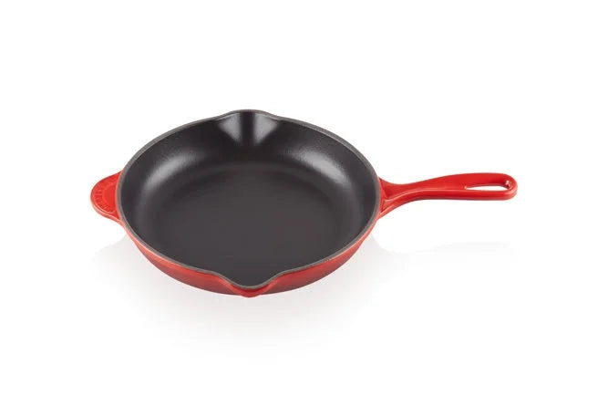 Enameled Cast-Iron 10-1/4-Inch Skillet with Iron Handle C255727