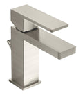 Single Hole Single-Handle Bathroom Faucet with Drain Assembly in Satin Nickel Z83541