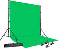 10 x 12ft Cotton Green Screen Backdrop with Stand and Carry Bag D681990