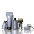 Shaving Kit with Safety Razor, Shaving Brush, Shave Creams, Oil, Balm and 20 Blades Q705682